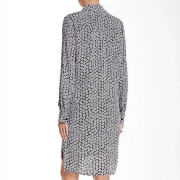 Diane Von Furstenberg Silk Prita Shirt Dress 8 - Picture 2 of 16